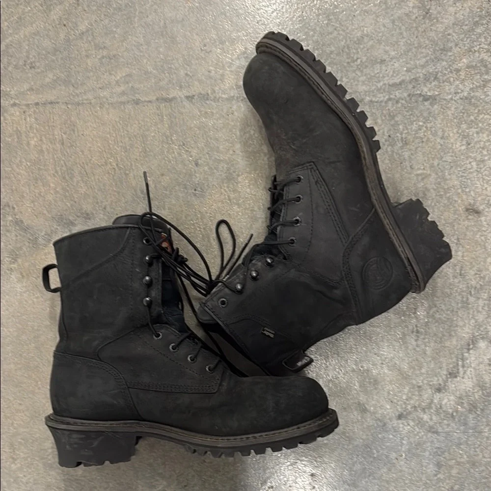 Red Wing Shoes Black Leather Boots